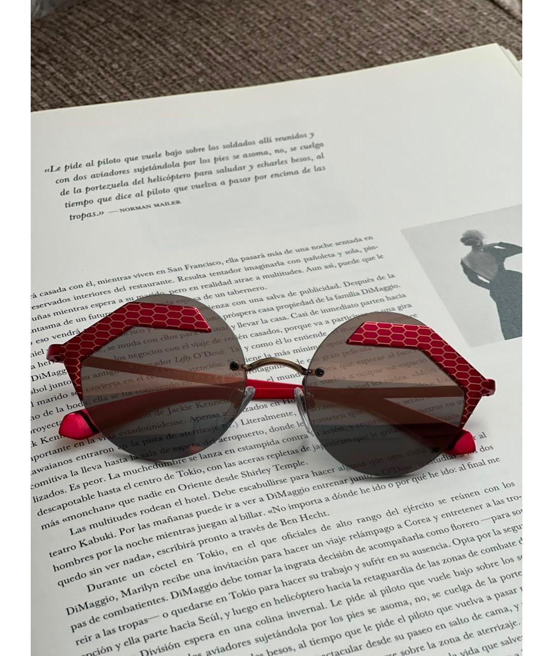 BVLGARI Красные солнцезащитные очки, фото 2