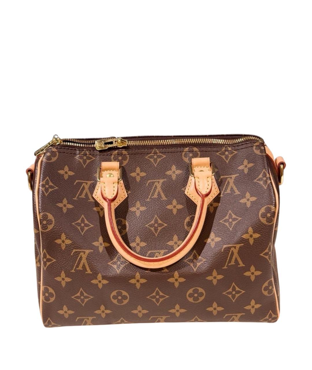 LOUIS VUITTON Коричневая канва сумка с короткими ручками, фото 1