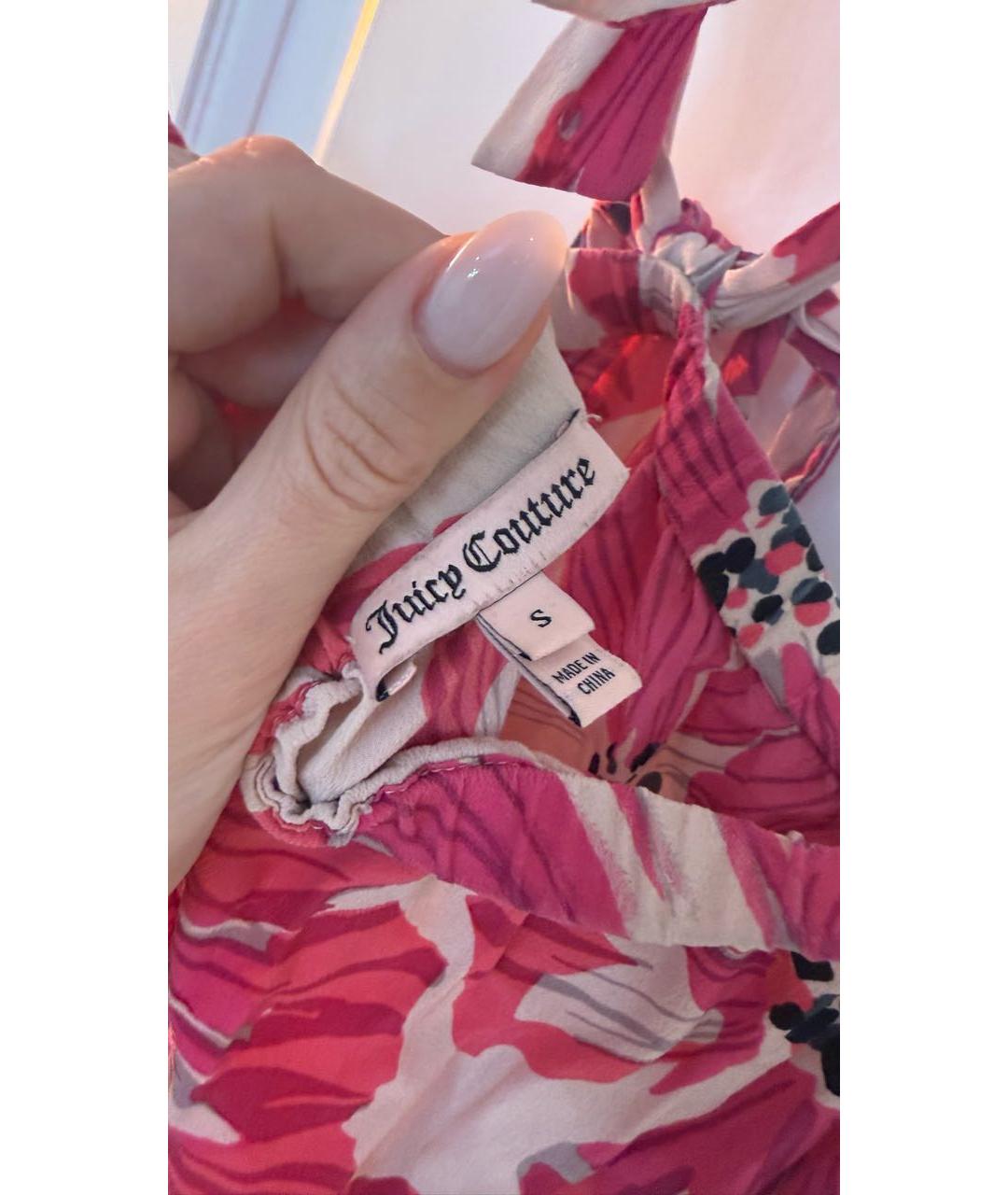 JUICY COUTURE Розовый сарафан, фото 4