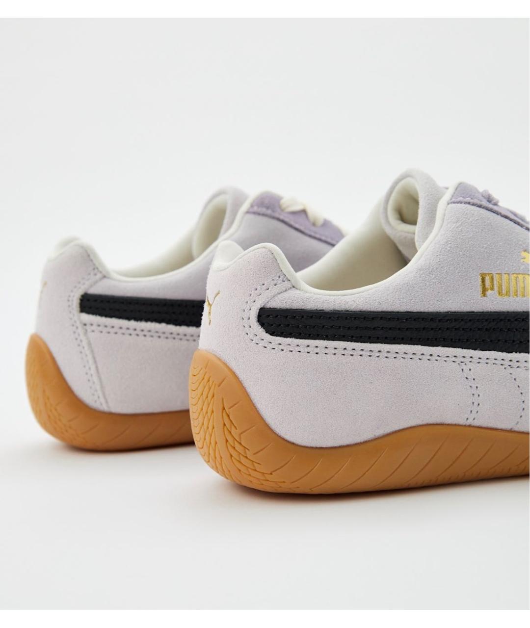 PUMA Фиолетовые замшевые кроссовки, фото 4