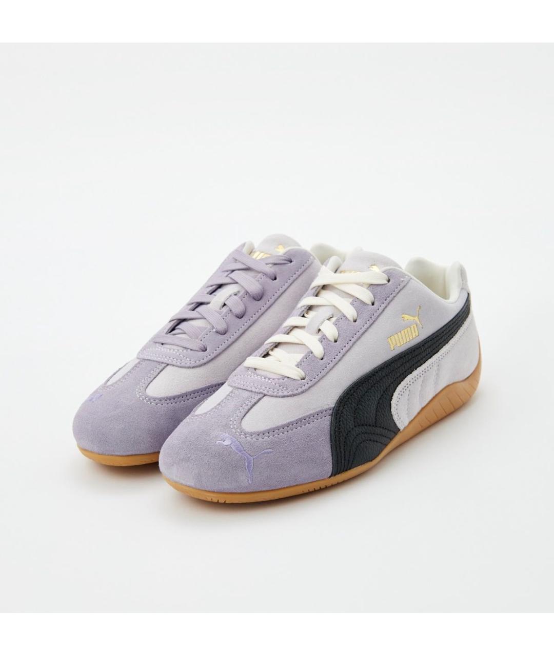 PUMA Фиолетовые замшевые кроссовки, фото 2