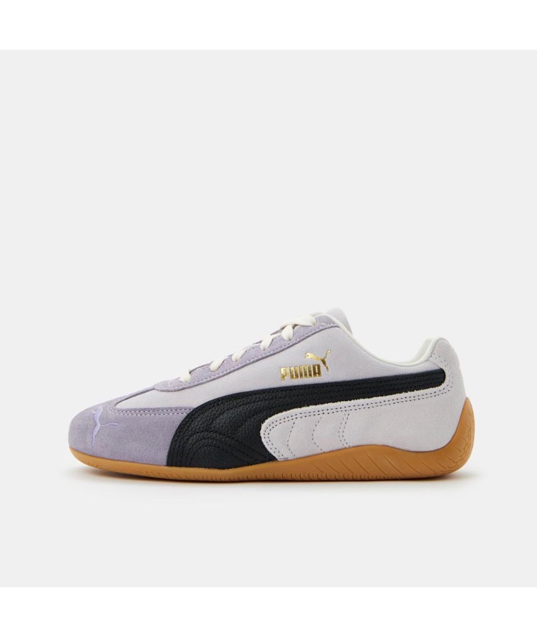 PUMA Фиолетовые замшевые кроссовки, фото 7