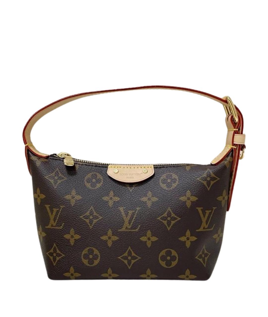 LOUIS VUITTON Коричневая канва сумка с короткими ручками, фото 1
