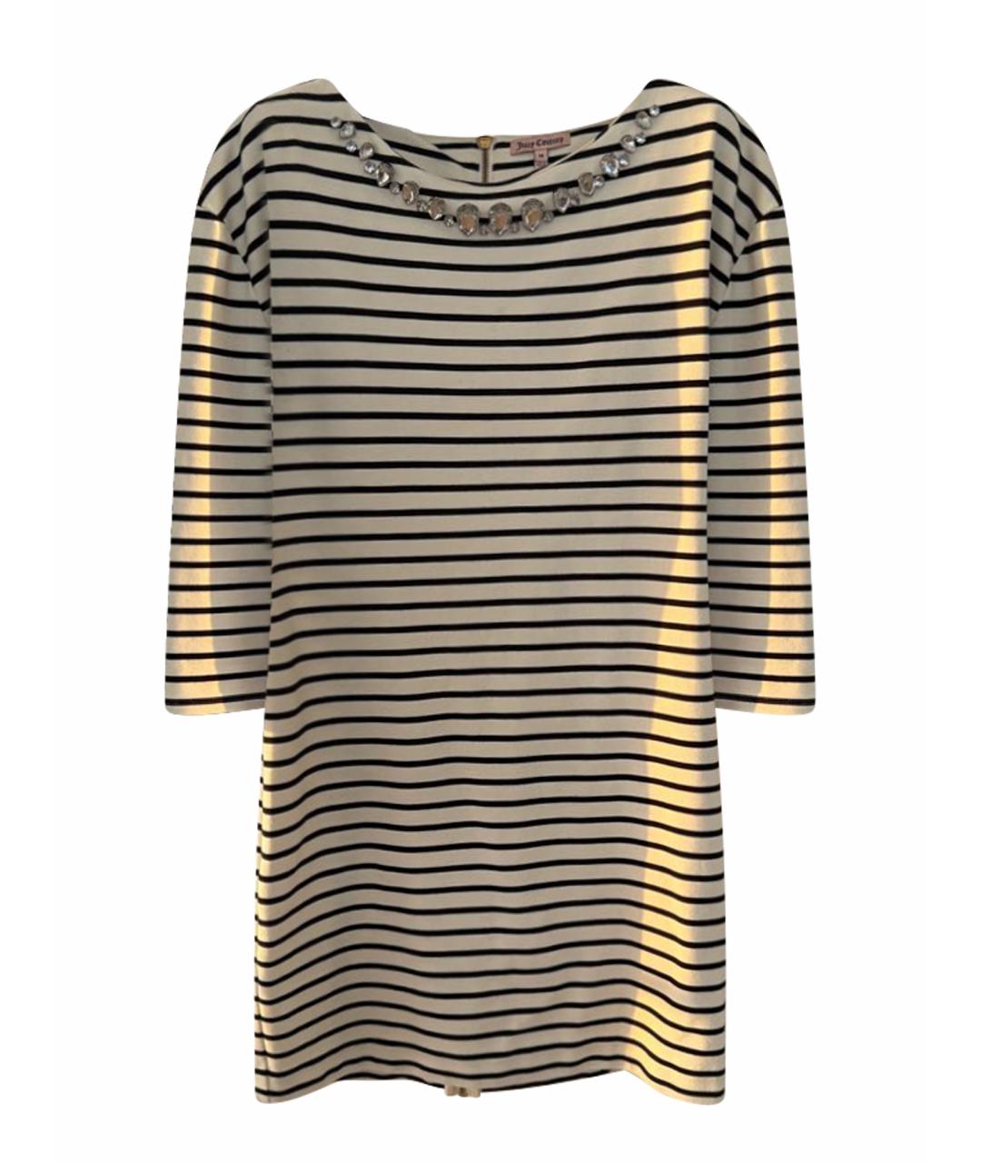 JUICY COUTURE Белое вискозное повседневное платье, фото 1