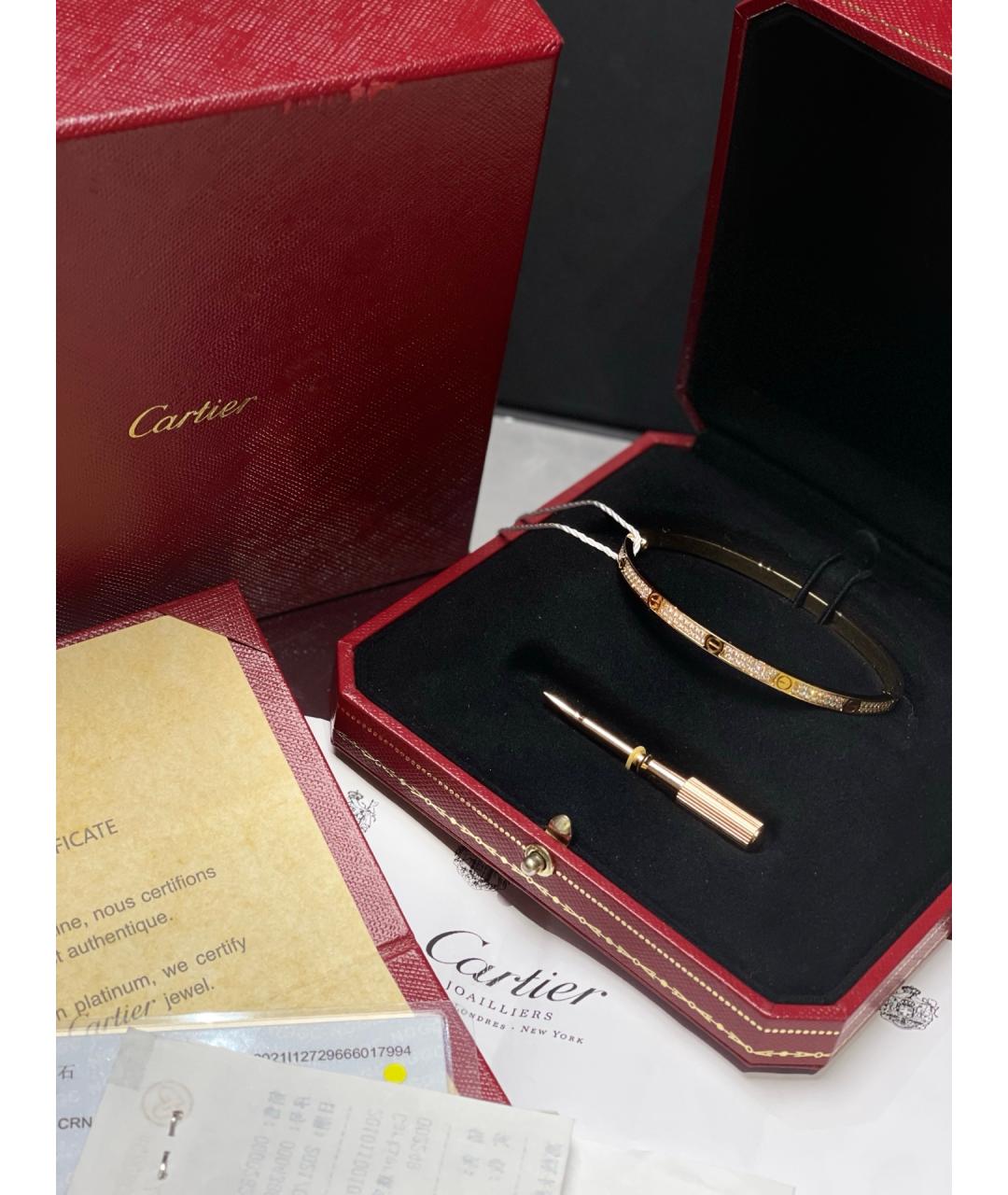 CARTIER Золотой браслет из розового золота, фото 2