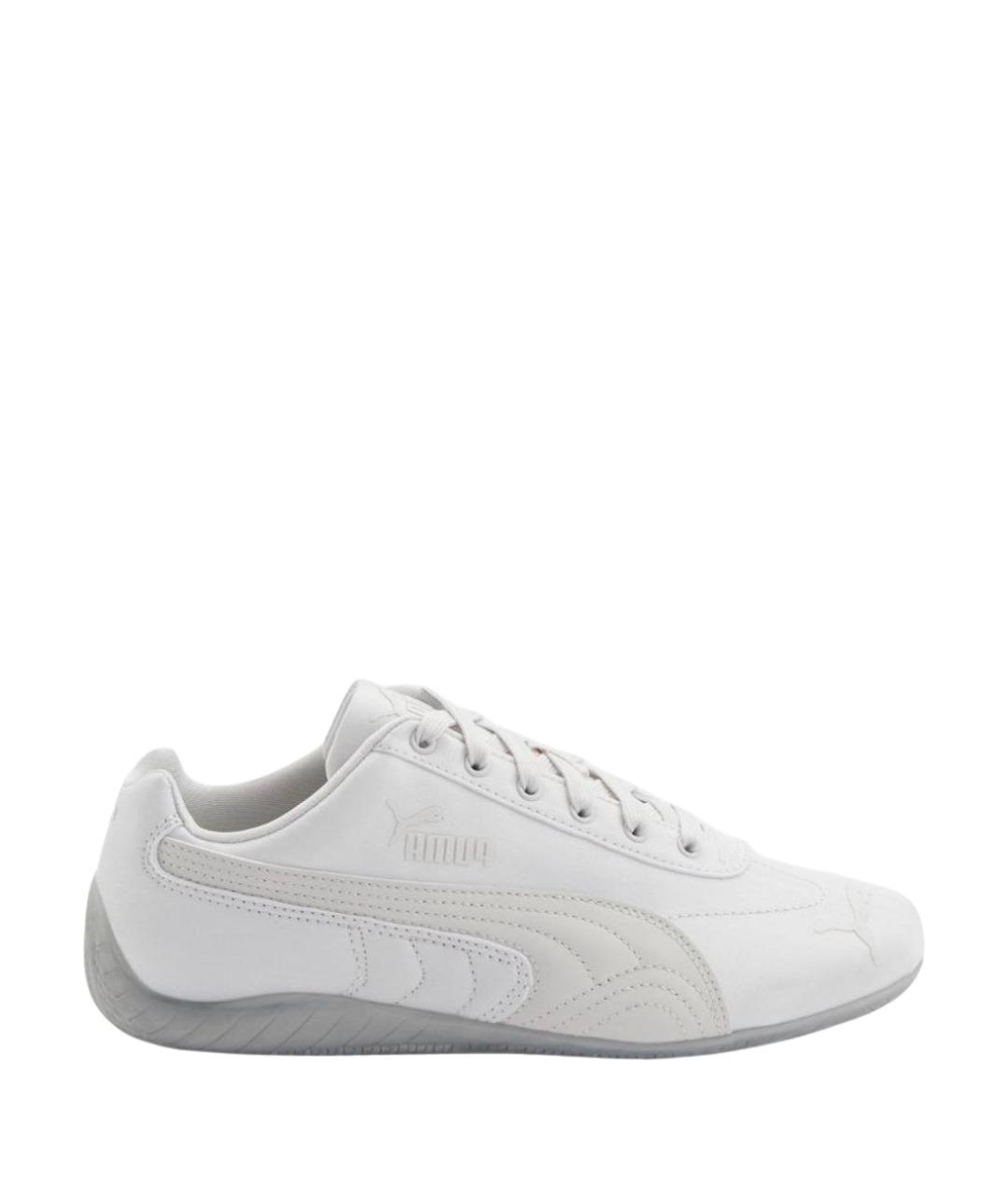 PUMA Серебряные текстильные кроссовки, фото 1