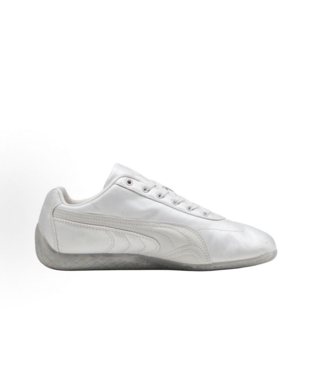 PUMA Серебряные текстильные кроссовки, фото 2