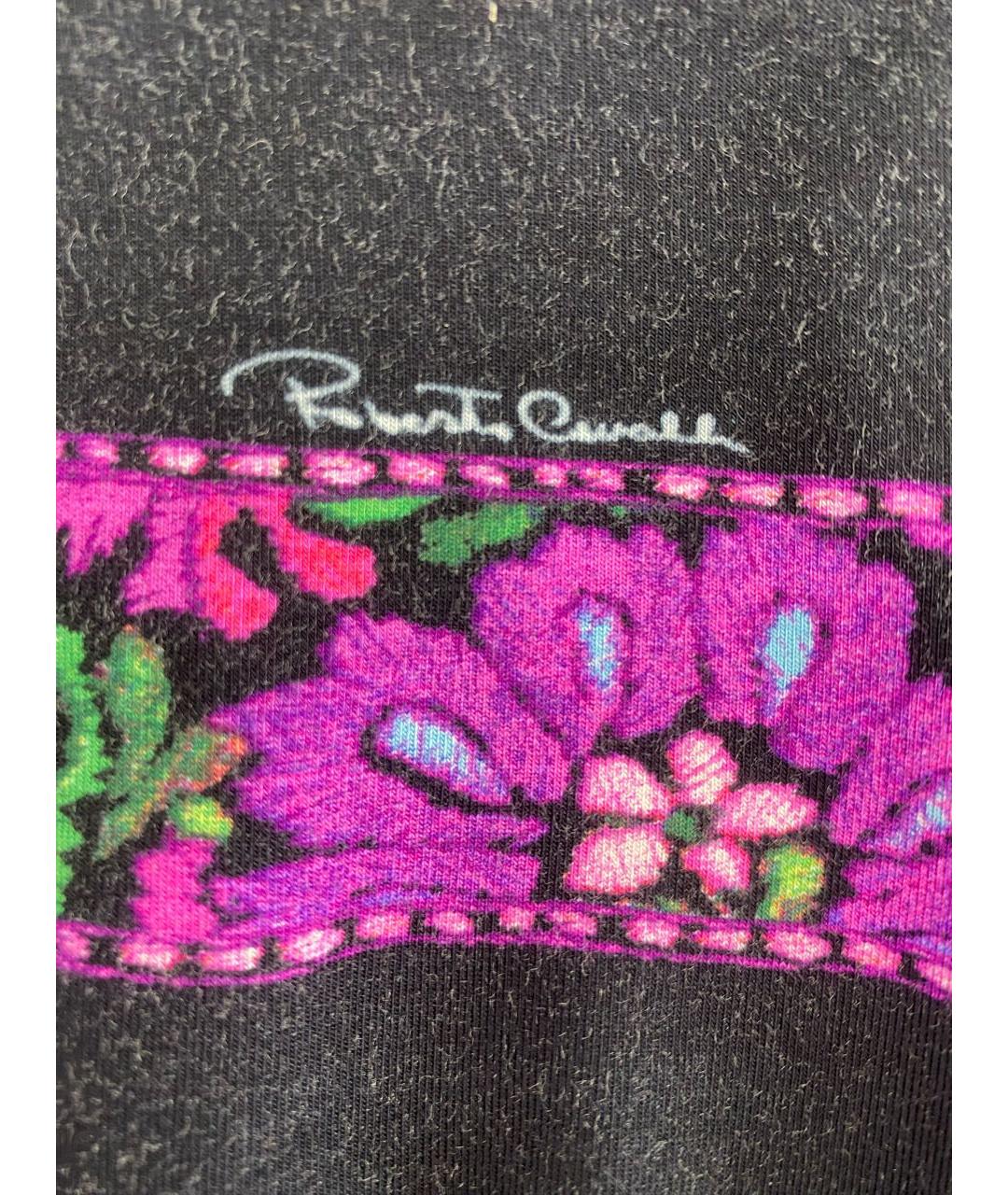 ROBERTO CAVALLI Мульти вискозная футболка, фото 4