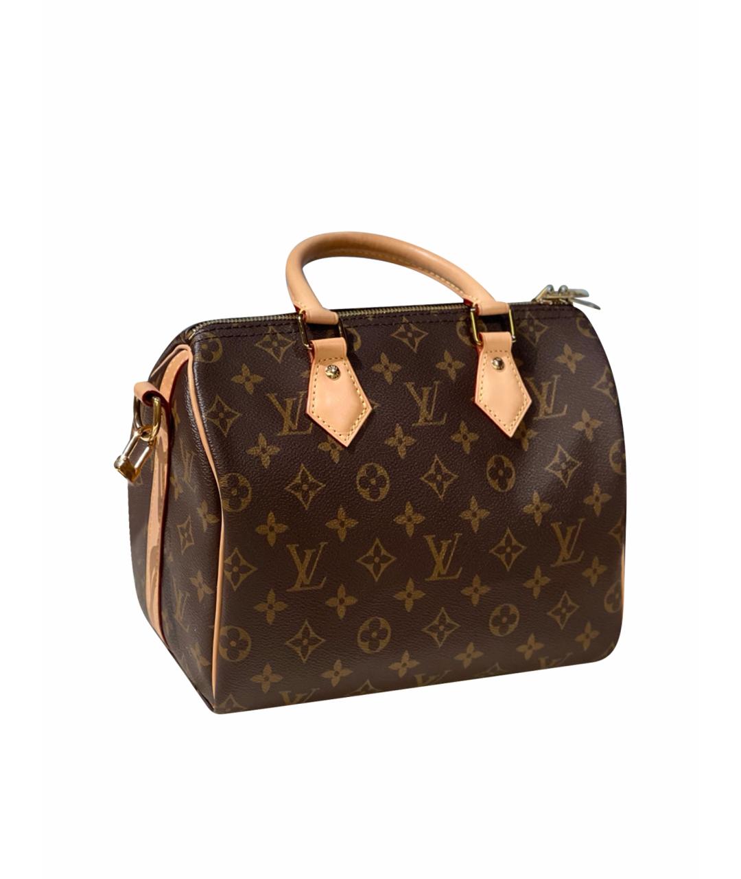 LOUIS VUITTON Коричневая канва сумка с короткими ручками, фото 1