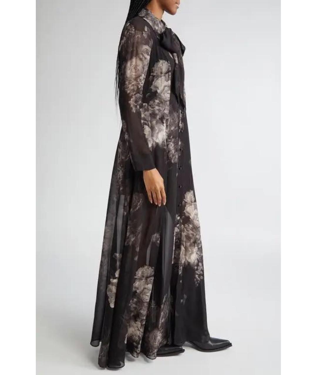 ZIMMERMANN Черное вискозное повседневное платье, фото 6