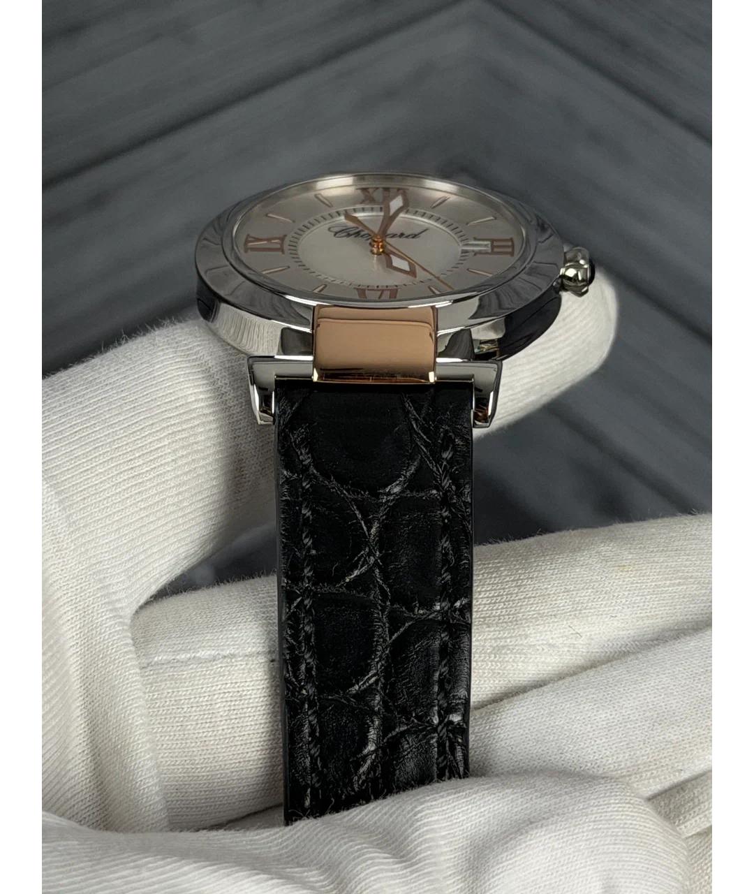 CHOPARD Белые часы из розового золота, фото 5