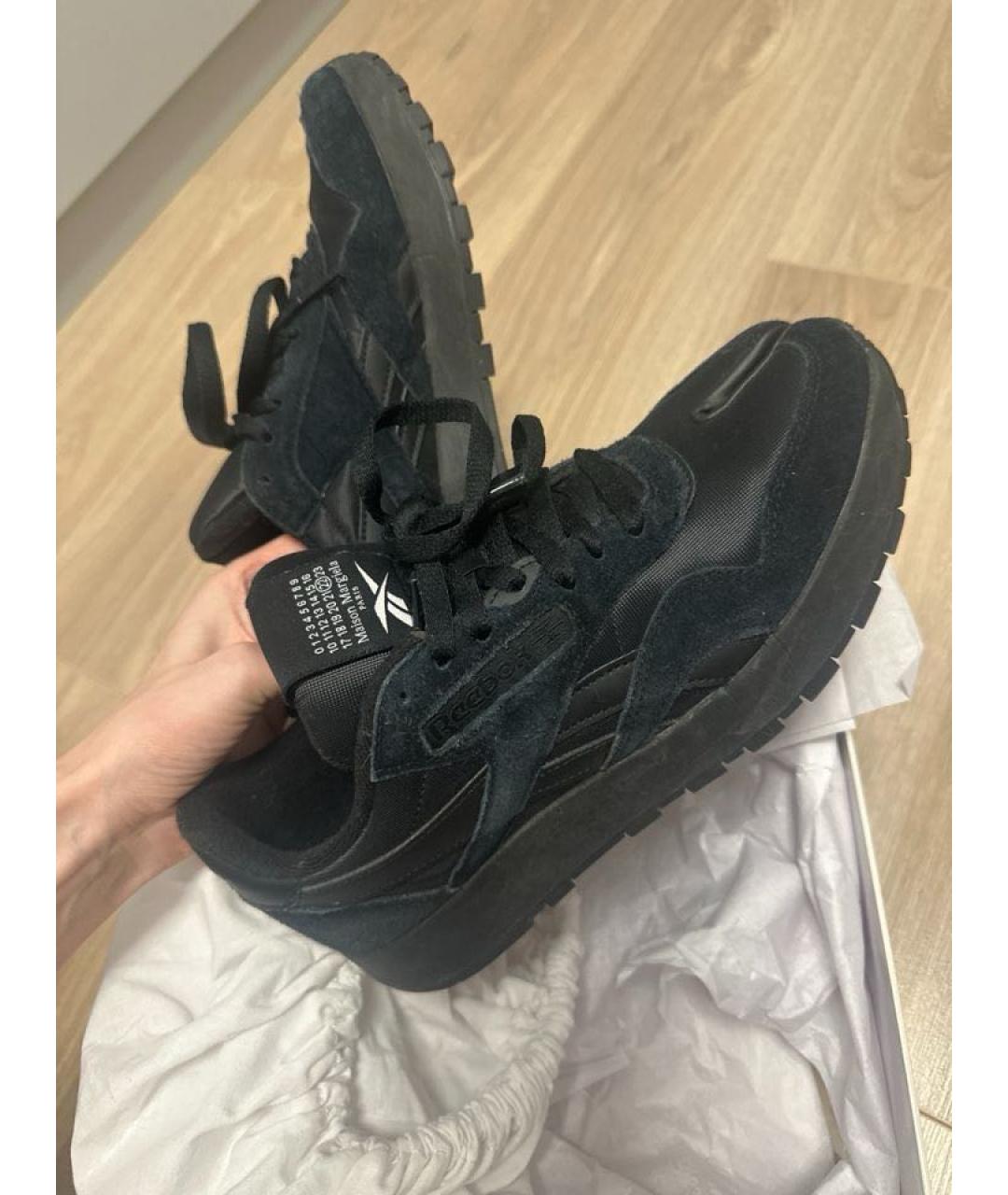 REEBOK Черные замшевые кроссовки, фото 3