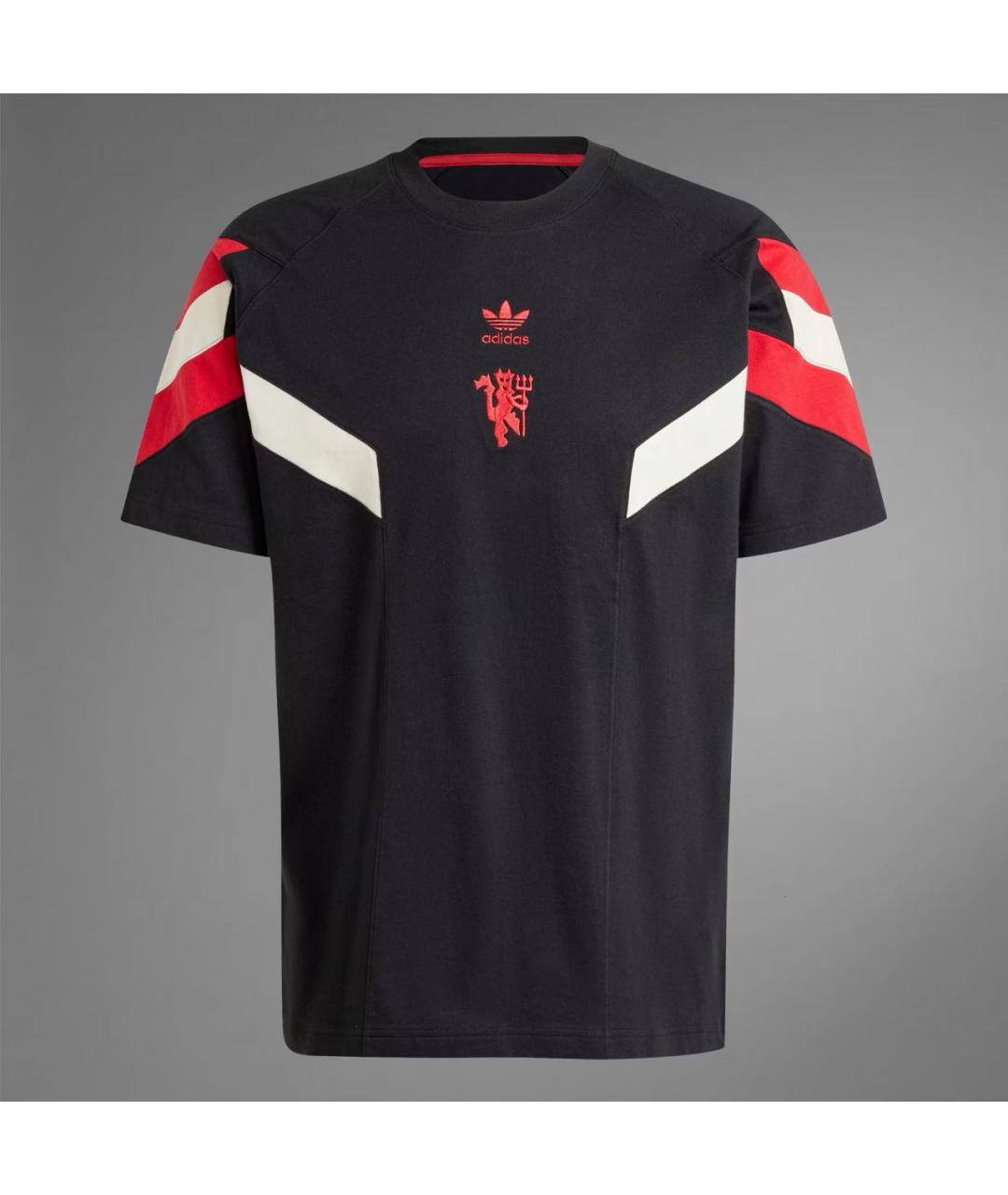 ADIDAS Черная хлопковая футболка, фото 6