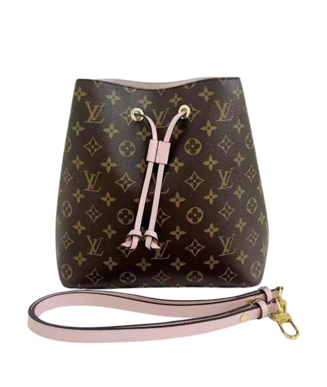 LOUIS VUITTON Коричневая канва сумка через плечо, фото 1
