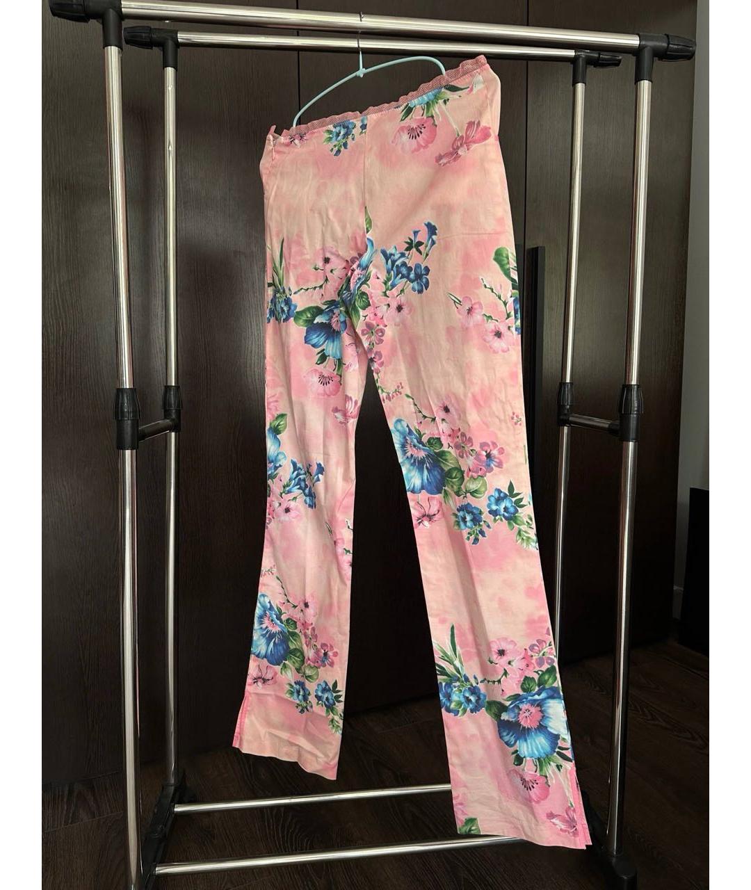 BLUMARINE Мульти хлопковые бриджи, фото 2