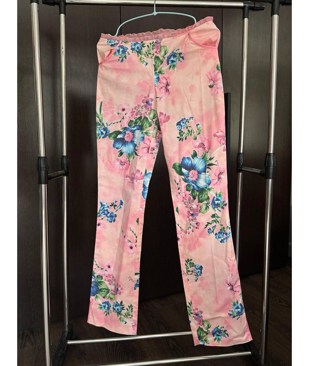 BLUMARINE Мульти хлопковые бриджи, фото 5
