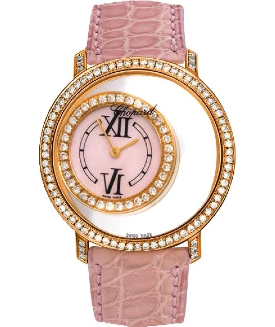 CHOPARD Розовые часы из желтого золота, фото 1