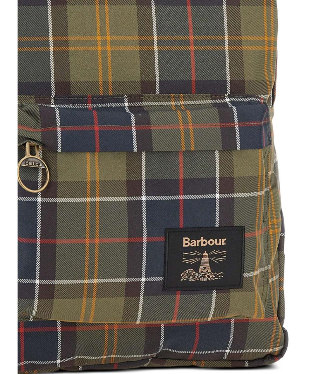 BARBOUR Коричневый синтетический рюкзак, фото 4
