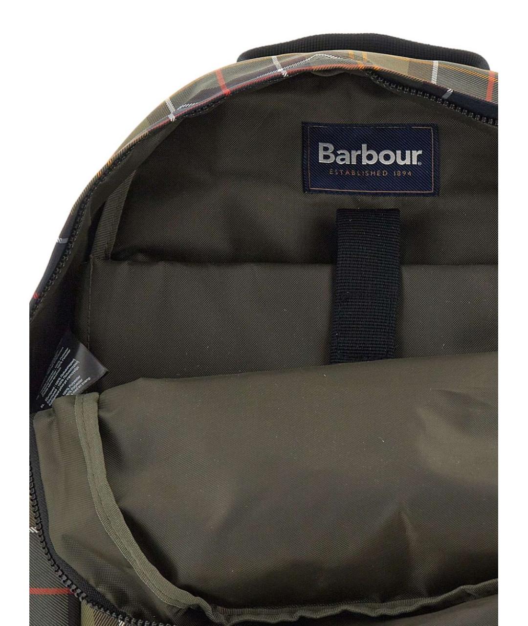 BARBOUR Коричневый синтетический рюкзак, фото 3