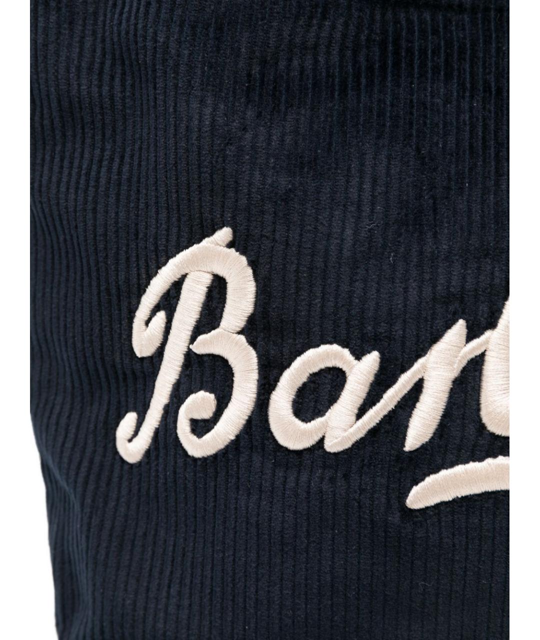 BARBOUR Темно-синяя хлопковая сумка тоут, фото 2