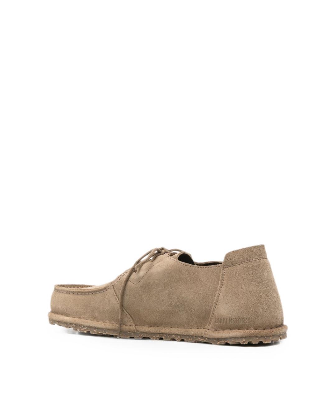 BIRKENSTOCK Бежевые кожаные низкие ботинки, фото 3