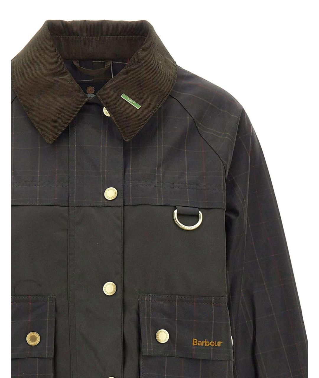 BARBOUR Коричневая хлопковая куртка, фото 3