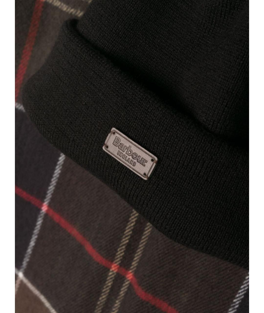 BARBOUR Коричневый шарф, фото 2