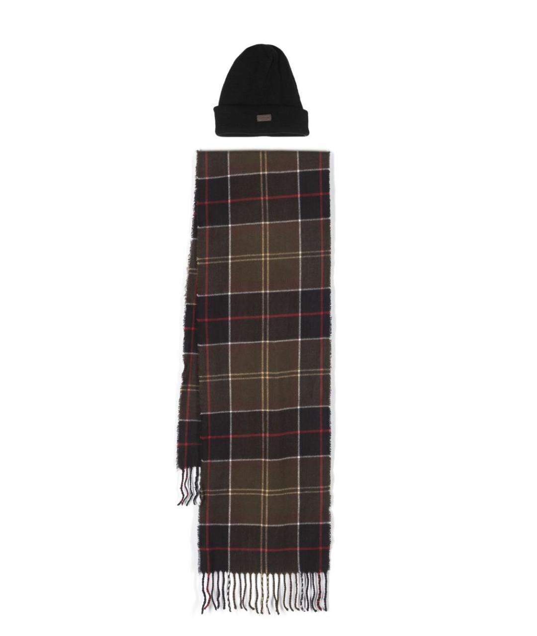 BARBOUR Коричневый шарф, фото 1