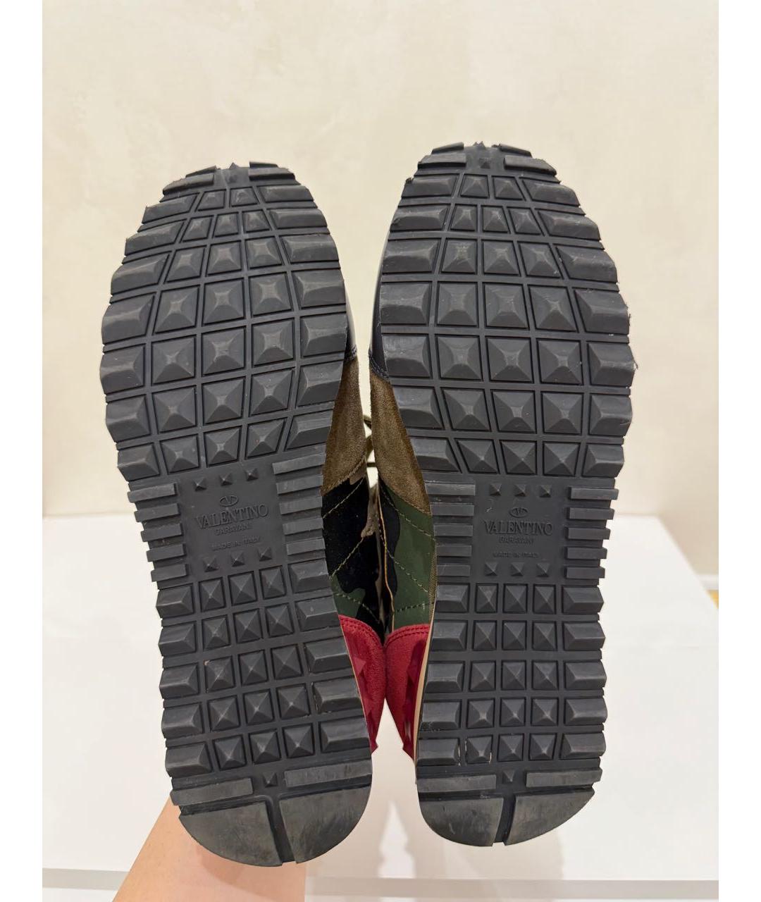 VALENTINO Мульти текстильные кроссовки, фото 4