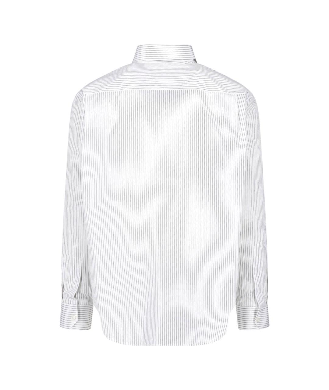 SAINT LAURENT Белая хлопковая классическая рубашка, фото 2