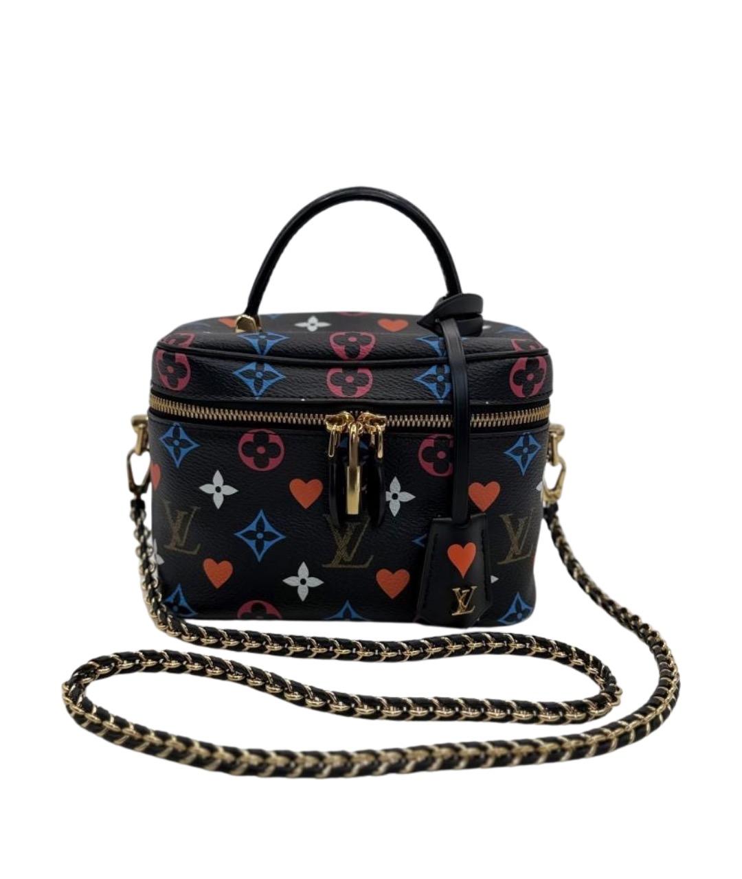 LOUIS VUITTON Черная канва сумка через плечо, фото 1