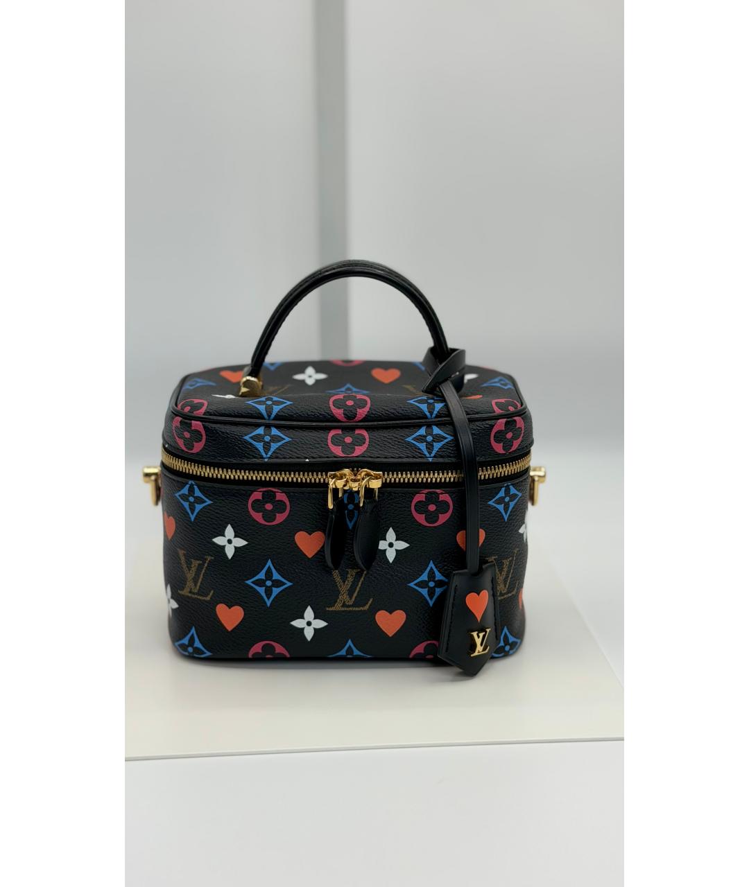 LOUIS VUITTON Черная канва сумка через плечо, фото 7
