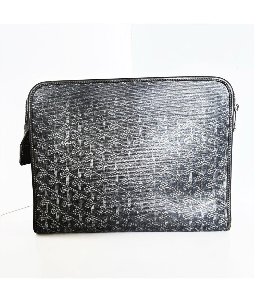 GOYARD Серая канва барсетка, фото 3
