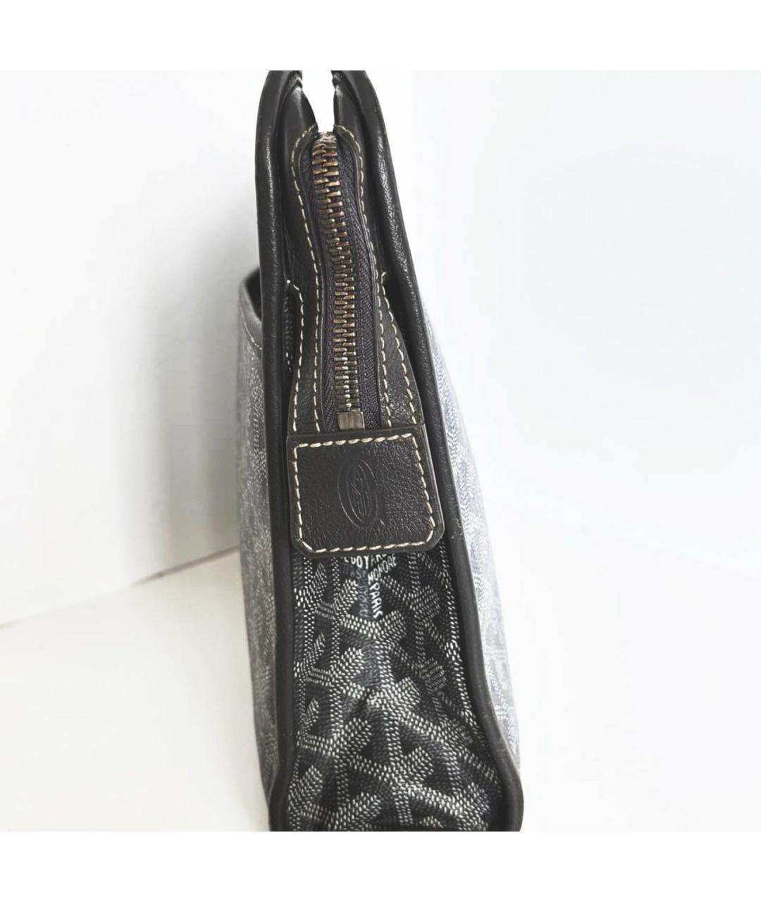 GOYARD Серая канва барсетка, фото 4