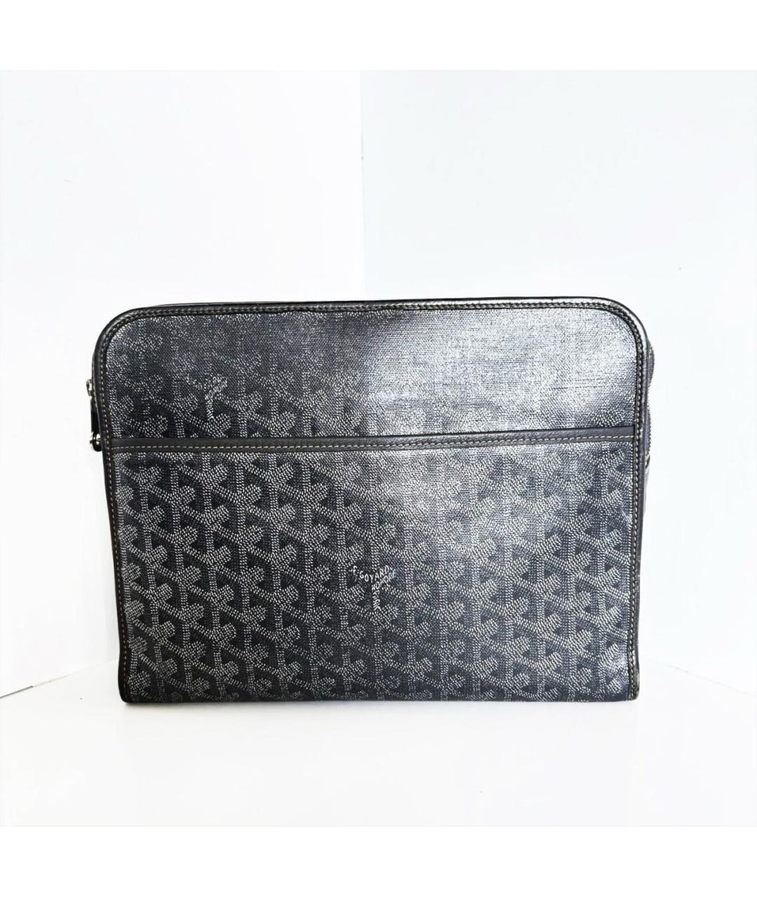 GOYARD Серая канва барсетка, фото 2