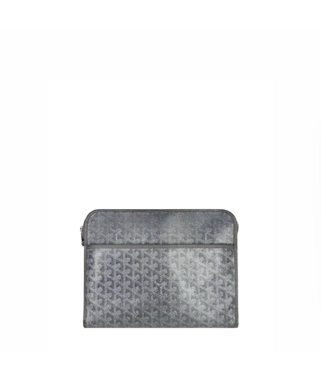 GOYARD Серая канва барсетка, фото 9