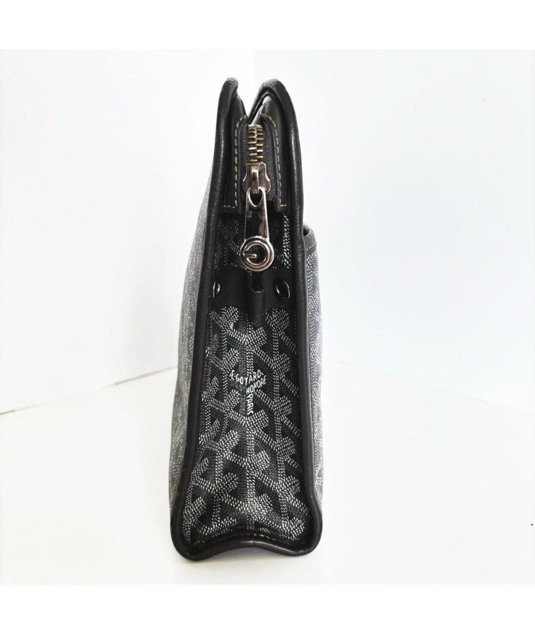 GOYARD Серая канва барсетка, фото 5