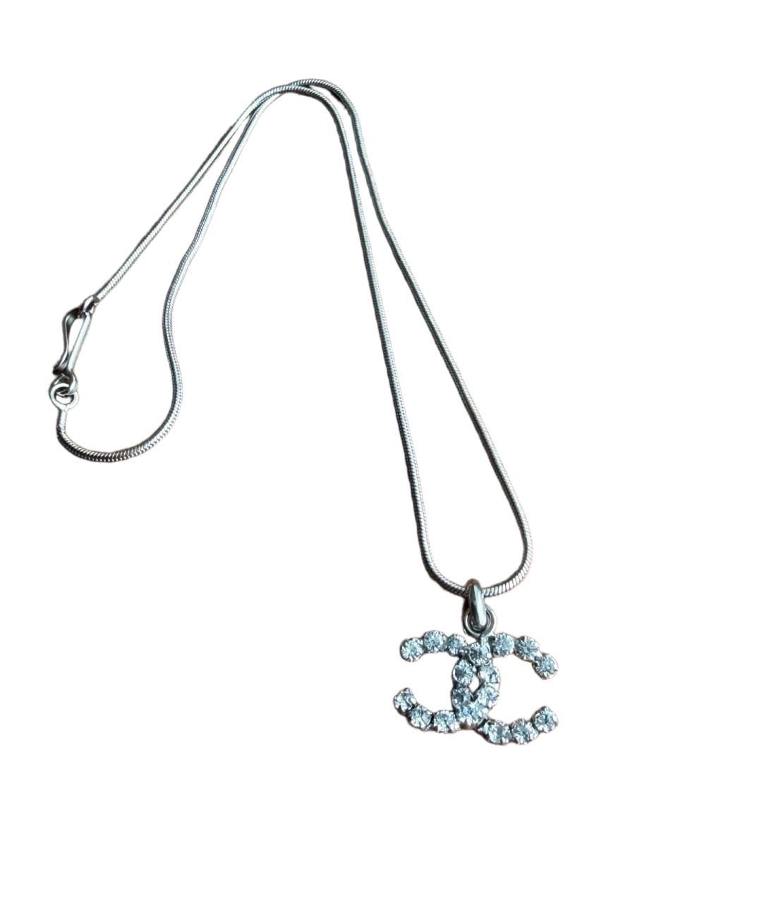 CHANEL Серебряная металлическая подвеска, фото 4