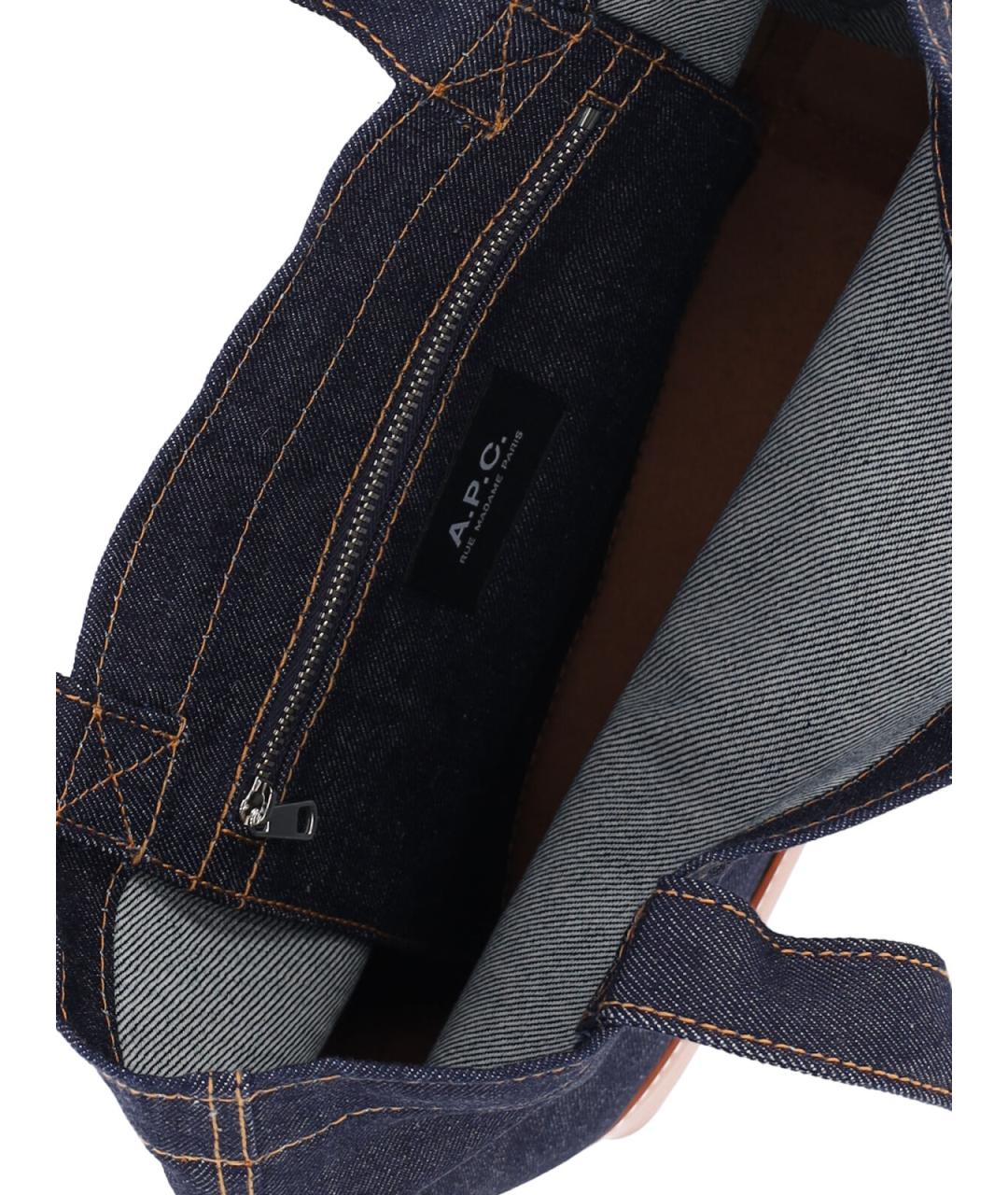 A.P.C. Мульти хлопковая сумка тоут, фото 4