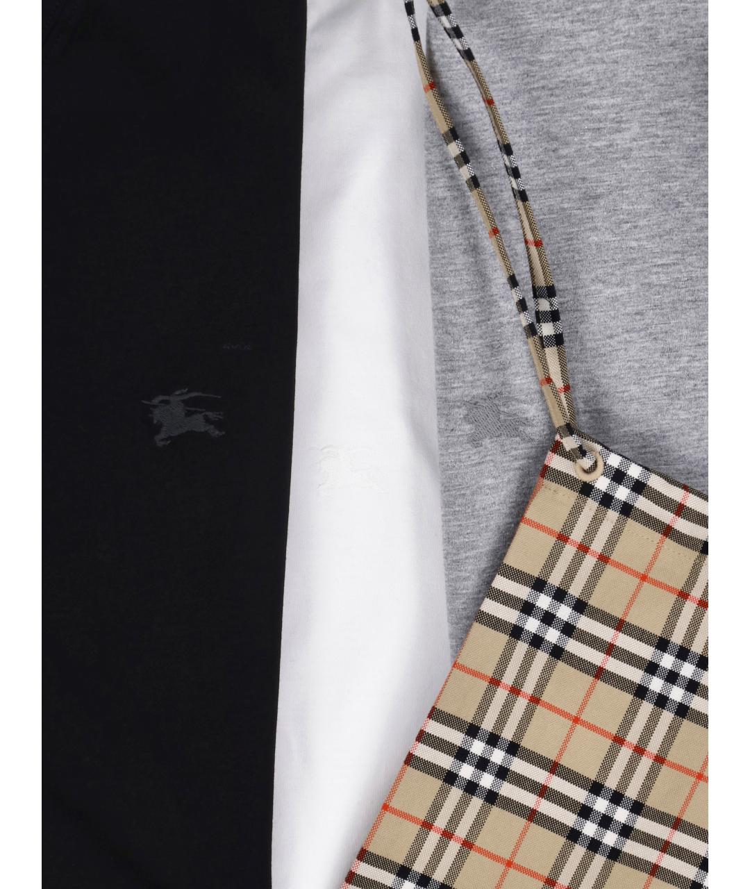 BURBERRY Мульти хлопковая футболка, фото 3