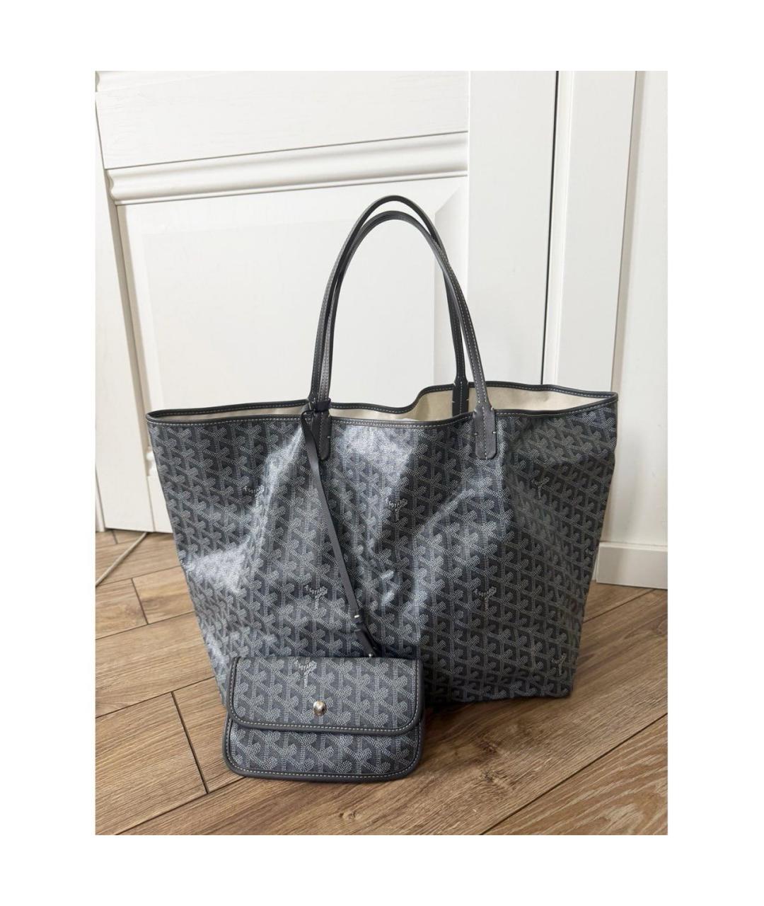 GOYARD Серая канва сумка тоут, фото 2