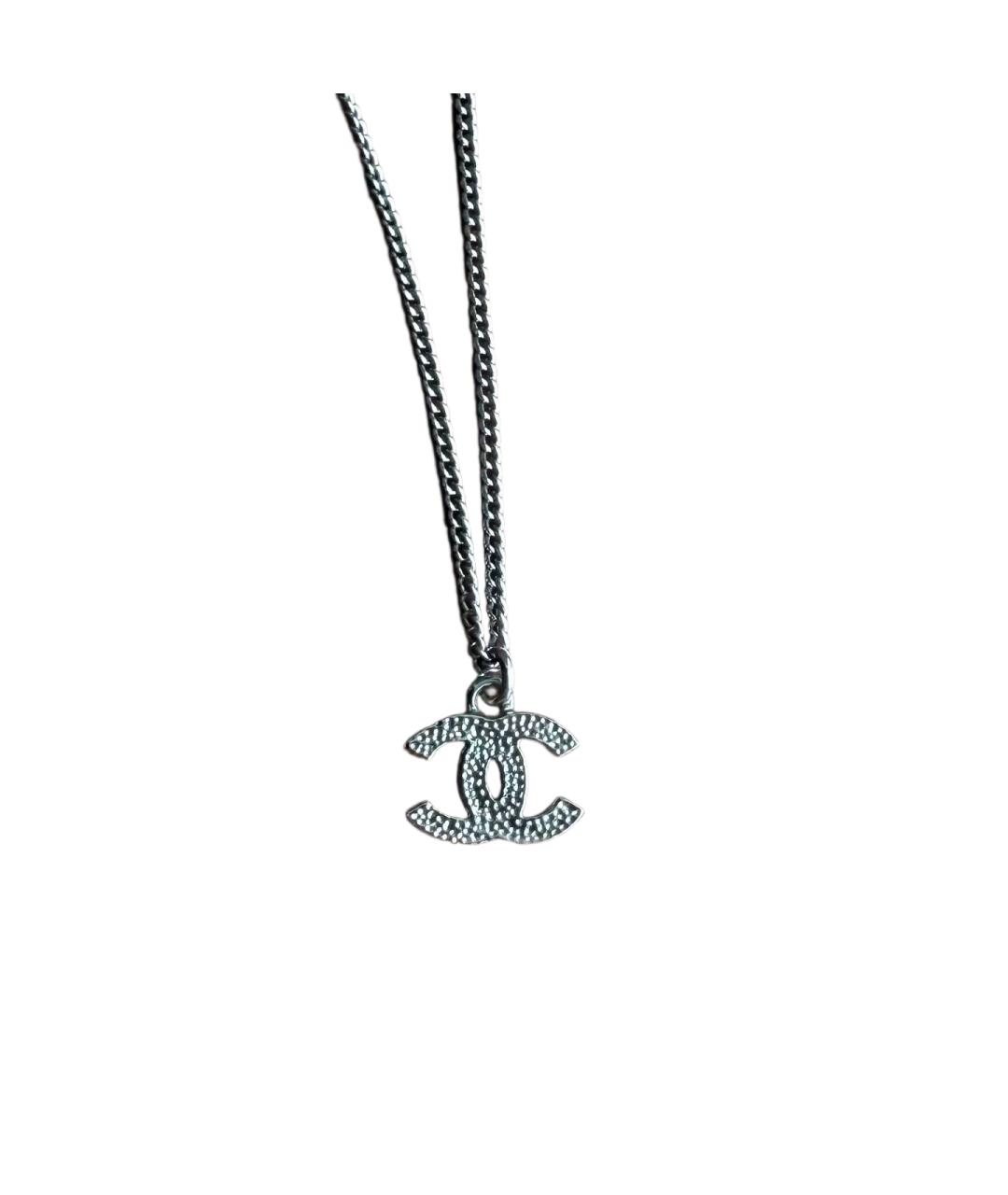 CHANEL Серебряная металлическая подвеска, фото 2