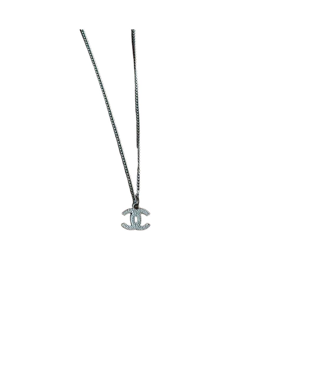 CHANEL Серебряная металлическая подвеска, фото 4