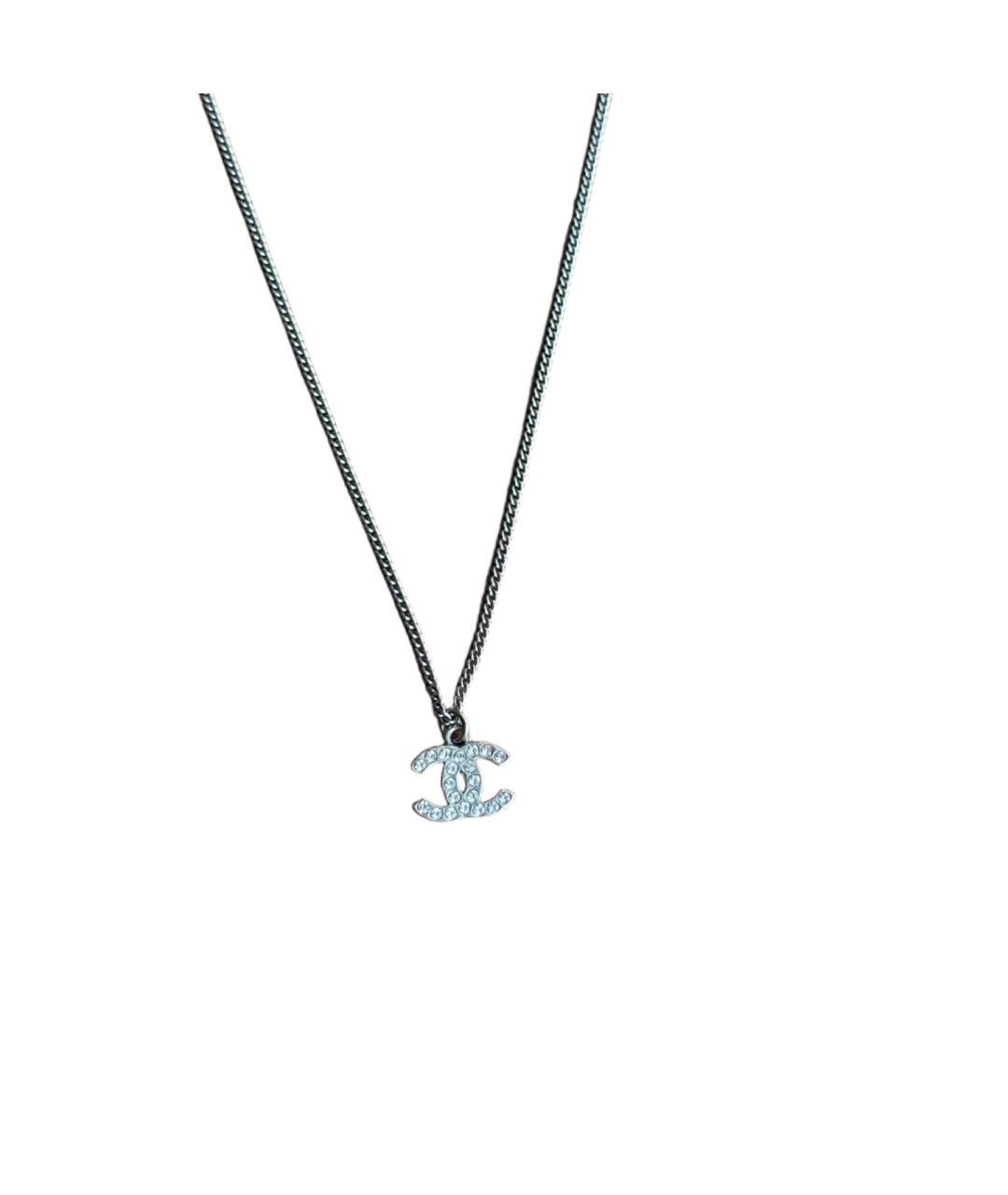 CHANEL Серебряная металлическая подвеска, фото 5
