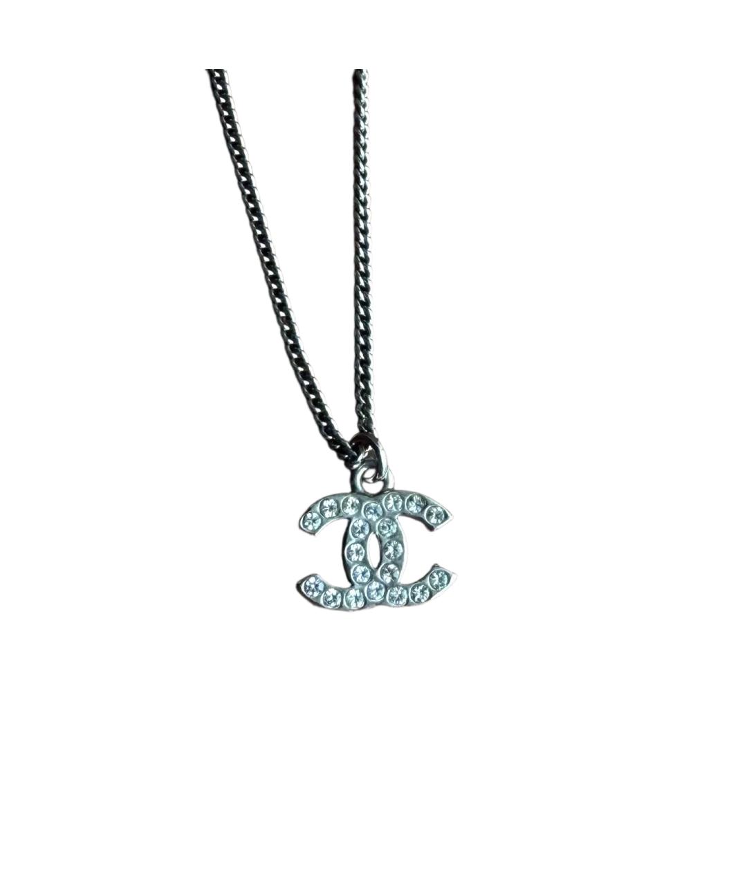 CHANEL Серебряная металлическая подвеска, фото 1