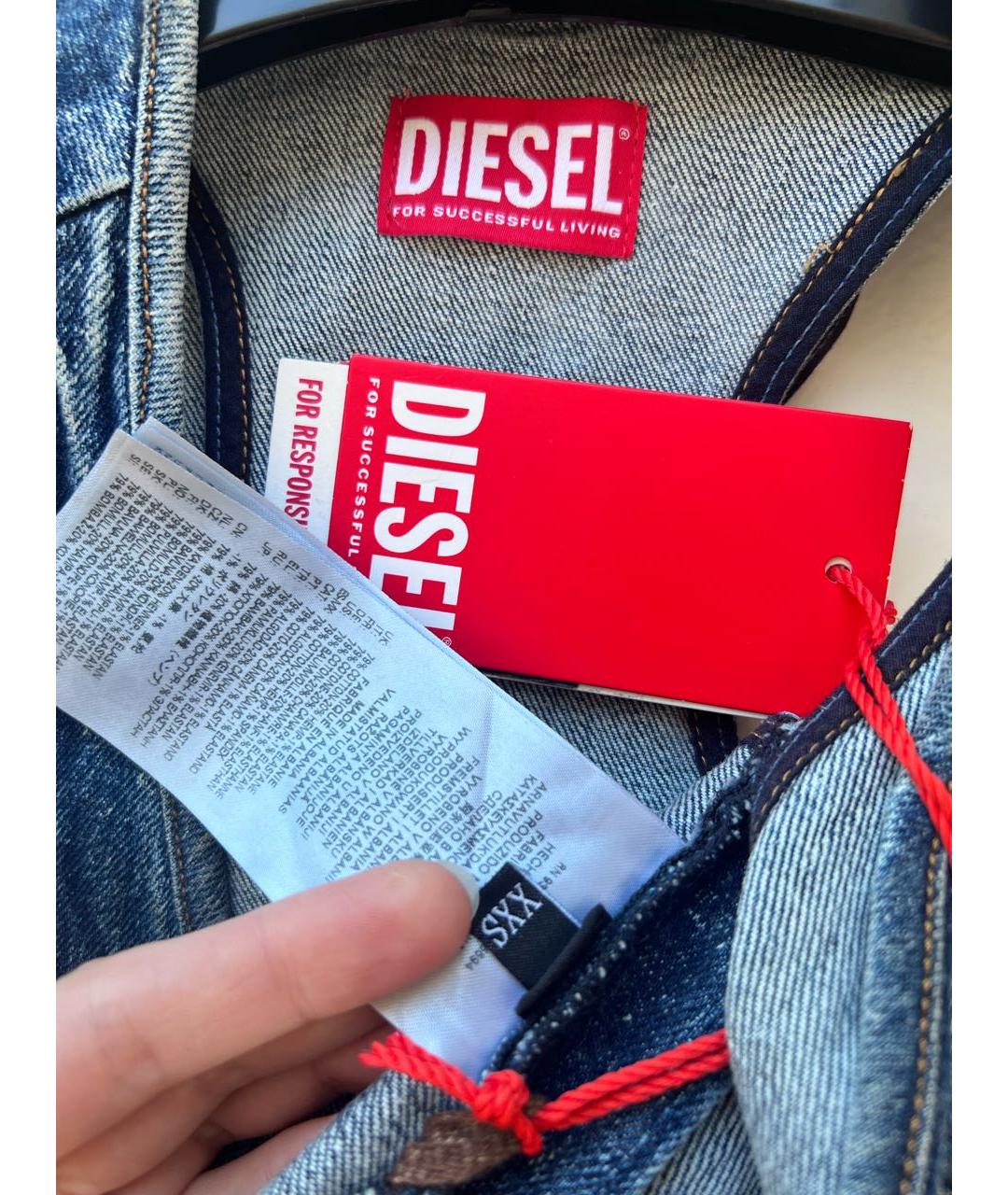 DIESEL Синяя блузы, фото 3