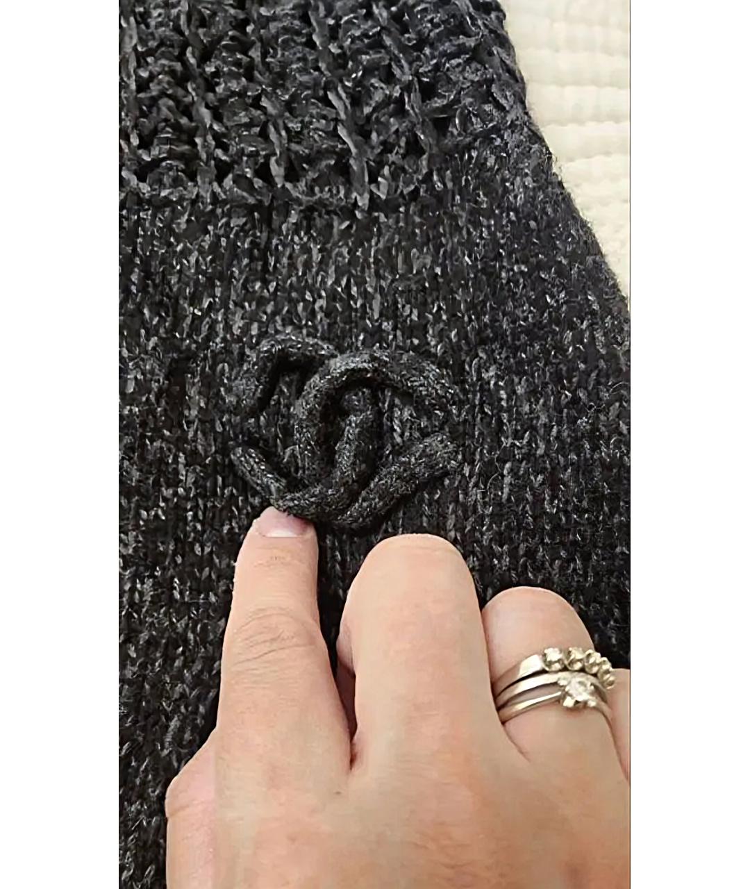 CHANEL Серое кашемировое повседневное платье, фото 2
