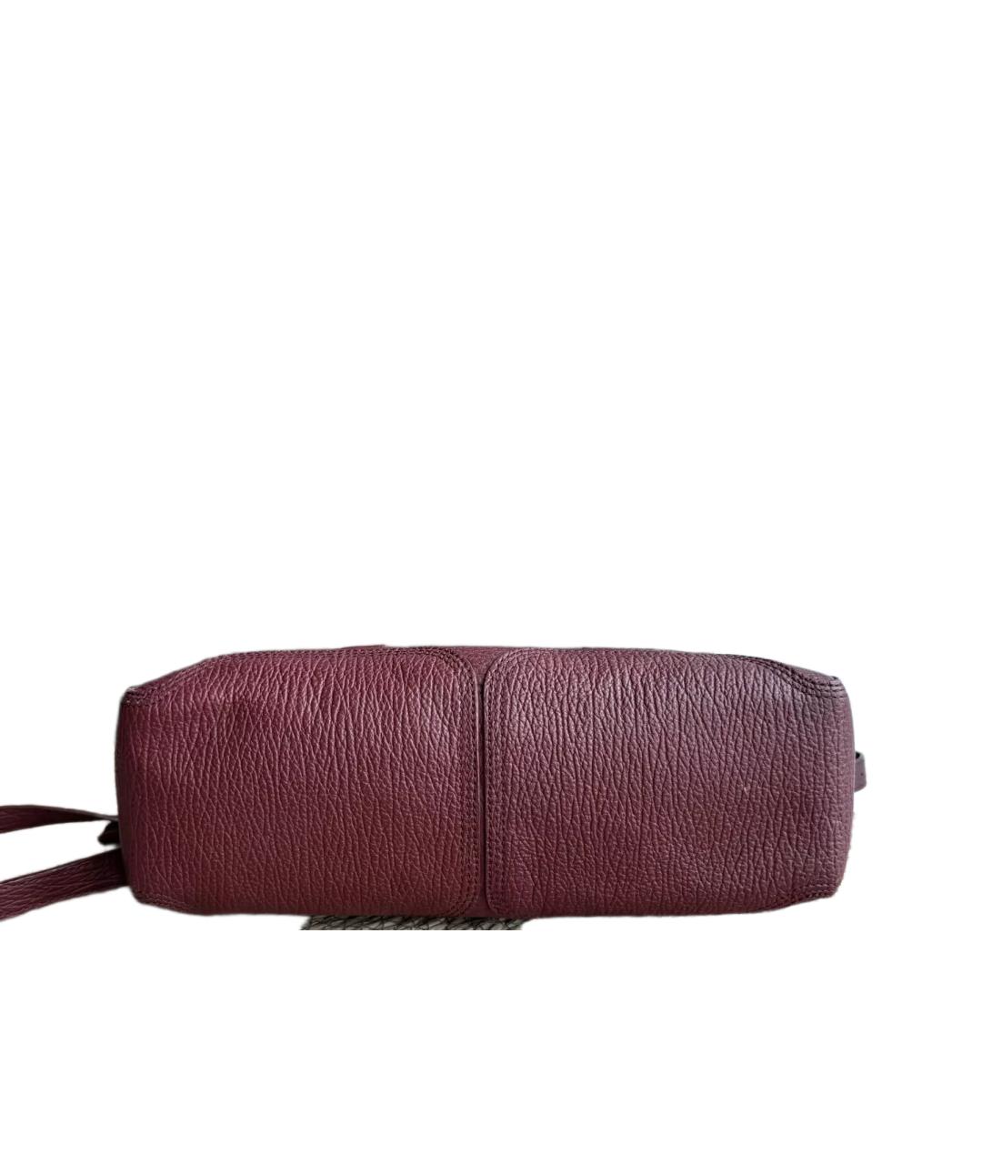3.1 PHILLIP LIM Бордовая кожаная сумка через плечо, фото 6