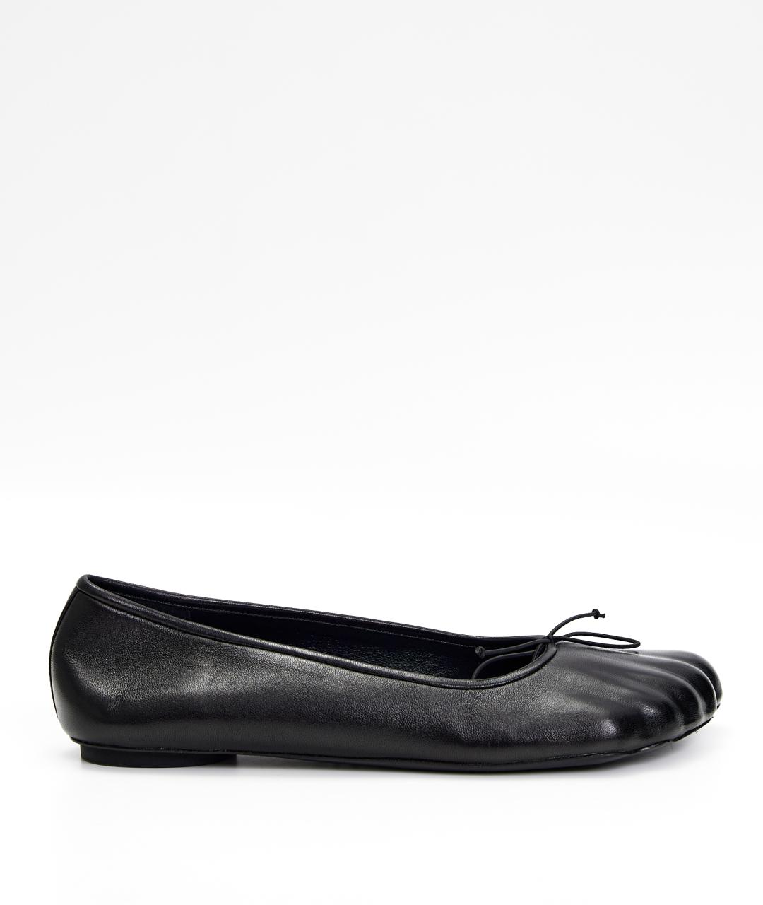 BALENCIAGA Черные кожаные балетки, фото 7