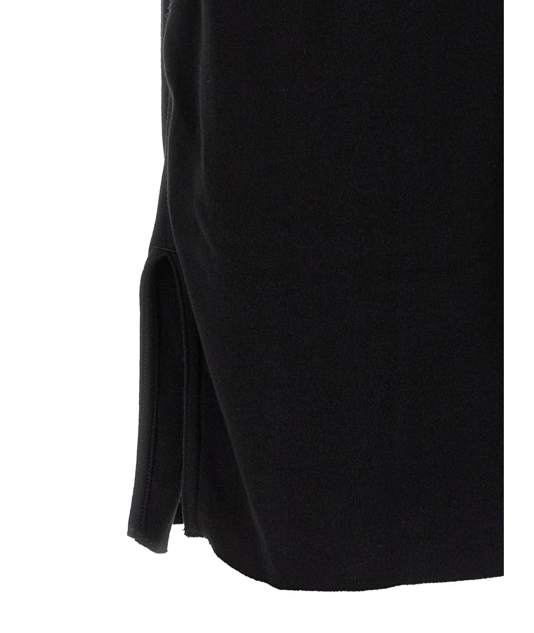 RICK OWENS Черные хлопковые шорты, фото 5